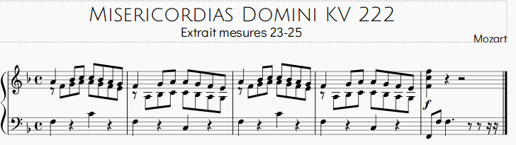 misericordias domini KV 222 extrait